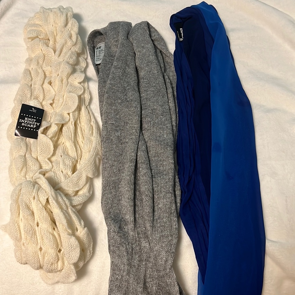 Set of 3 Infinity Scarves